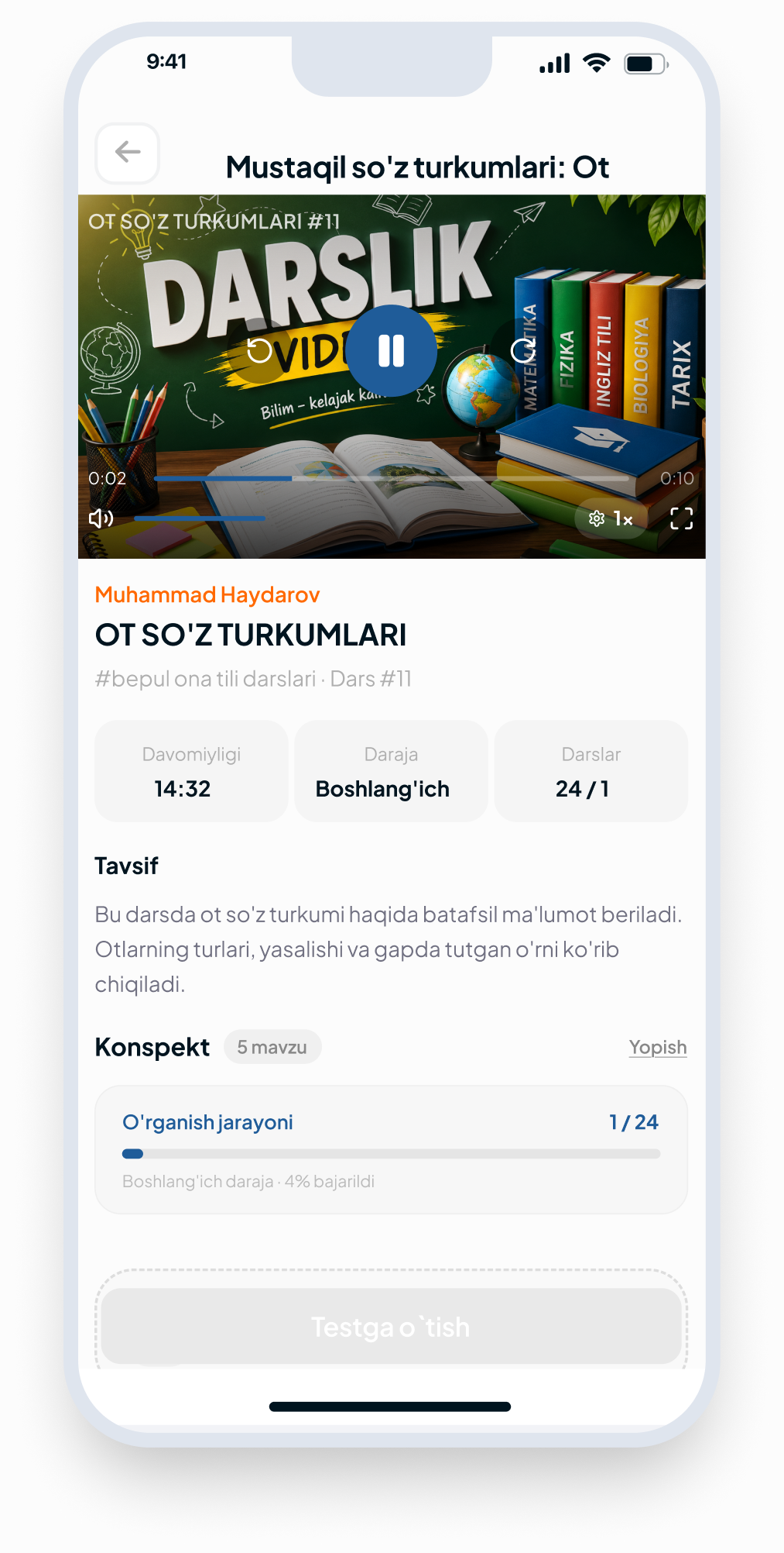 Bilim sari ishonchli qadam